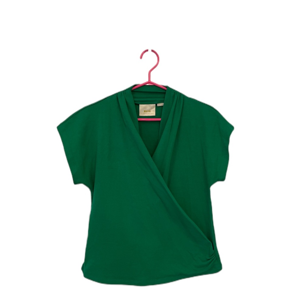 Anthropologie Maeve Wrap Front Top